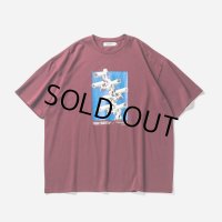 TIGHTBOOTH/SECURITY LEVEL ∞ T-SHIRT（Wine） 【30%OFF】［プリントT-23秋冬］