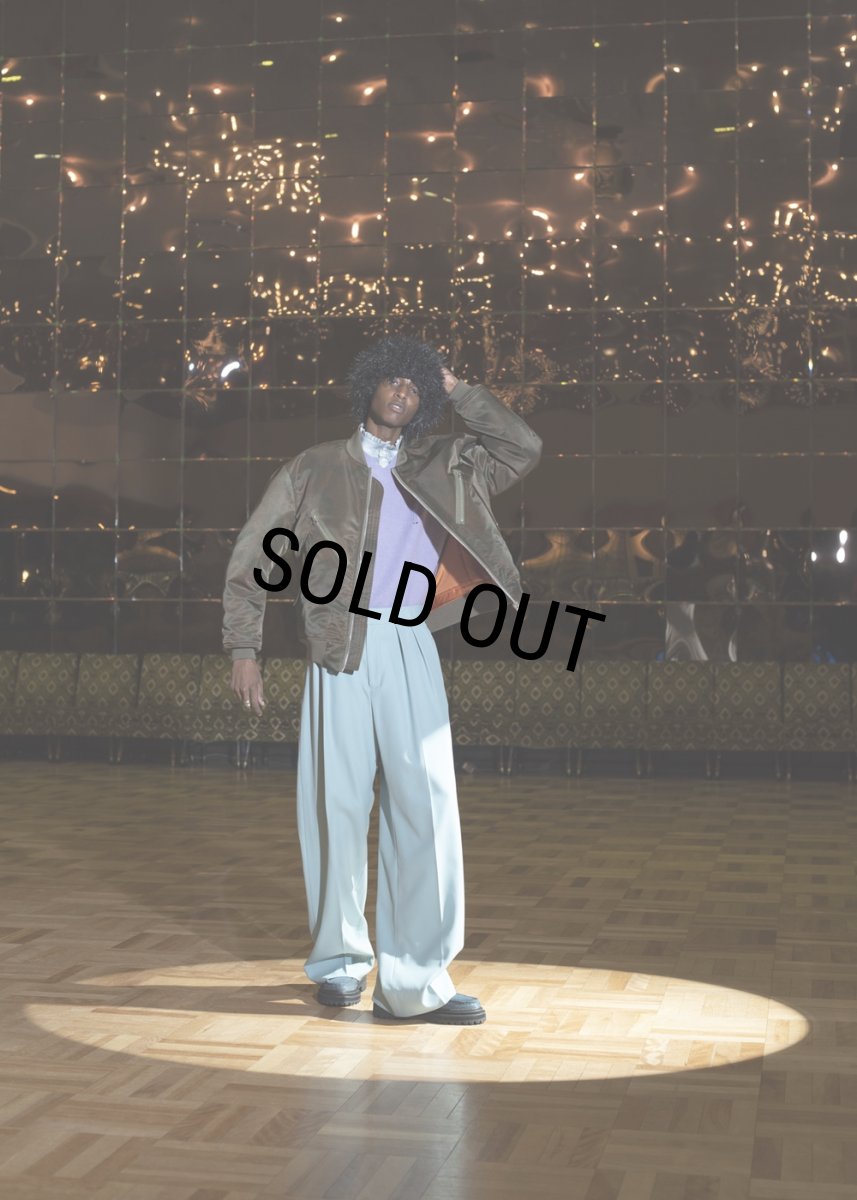 画像7: 【40%OFF】DAIRIKU/"Terri" Tiedye Flight Jacket（Khaki）［タイダイフライトJKT-23秋冬］ (7)