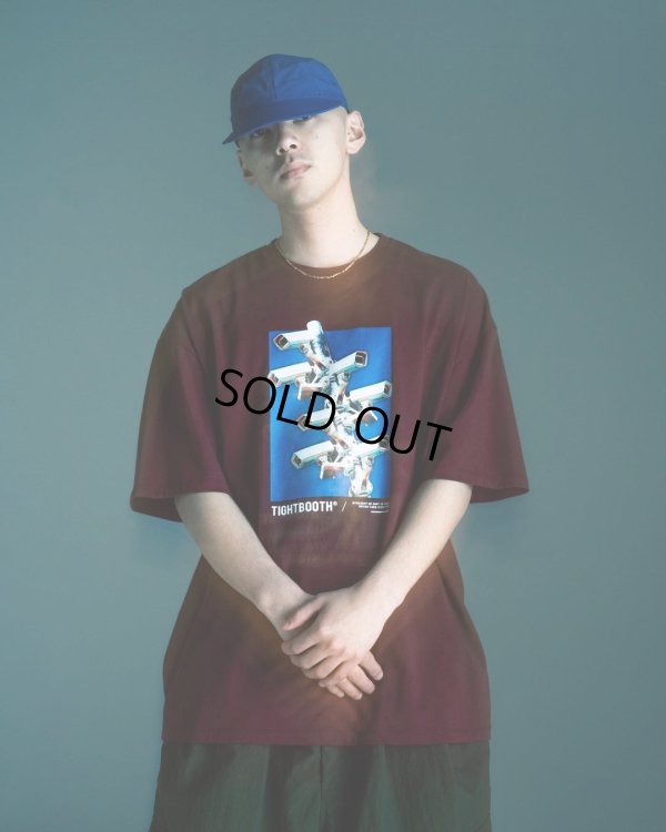 画像4: TIGHTBOOTH/SECURITY LEVEL ∞ T-SHIRT（Wine） 【30%OFF】［プリントT-23秋冬］