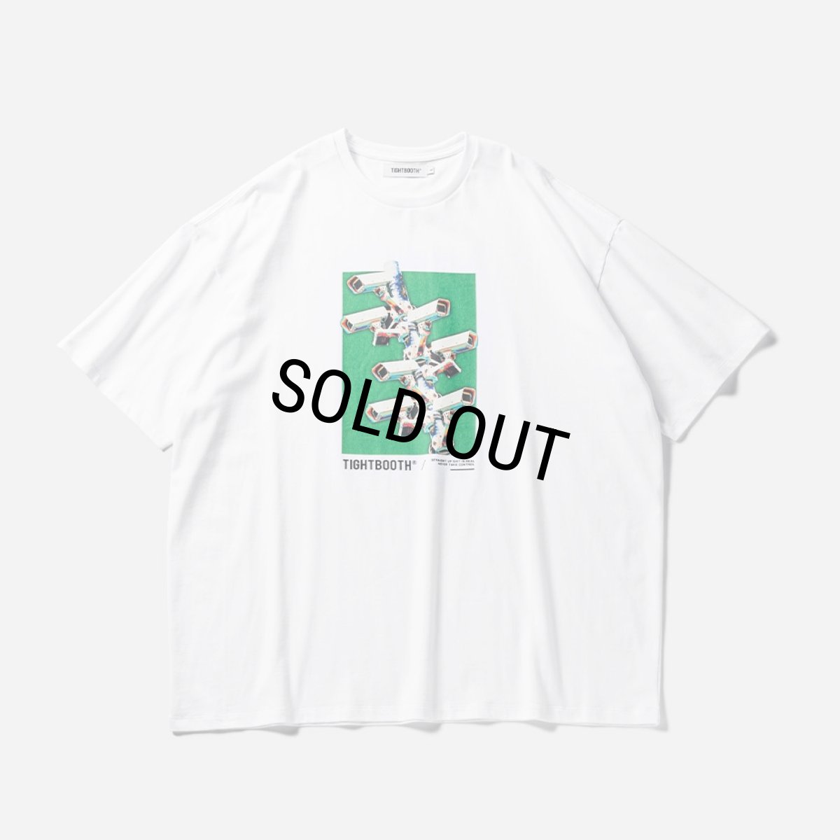 画像1: TIGHTBOOTH/SECURITY LEVEL ∞ T-SHIRT（White） 【30%OFF】［プリントT-23秋冬］ (1)