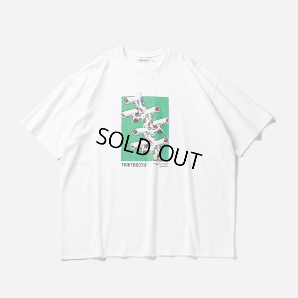画像1: TIGHTBOOTH/SECURITY LEVEL ∞ T-SHIRT（White） 【30%OFF】［プリントT-23秋冬］
