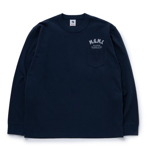 他の写真1: 【30%OFF】RATS/MGMC POCKET LS TEE（NAVY）［プリント長袖ポケT-23秋冬］
