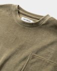 画像3: TIGHTBOOTH/STRAIGHT UP VELOUR T-SHIRT（Olive）［ベロアT-23秋冬］