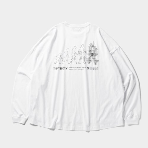 他の写真2: TIGHTBOOTH/EVOLUTION L/S T-SHIRT（White）［プリント長袖T-23秋冬］