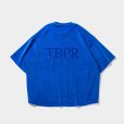 画像1: TIGHTBOOTH/STRAIGHT UP VELOUR T-SHIRT（Blue）［ベロアT-23秋冬］ (1)