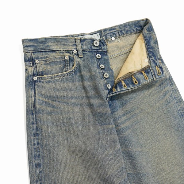 画像4: DAIRIKU/"Straight" Denim Pants（Indigo）［"ストレート"デニムパンツ-24春夏］