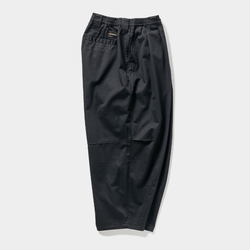 画像2: TIGHTBOOTH/HERRINGBONE BALLOON PANTS II（Black） 【20%OFF】［ヘリンボーンバルーンパンツ-23秋冬］