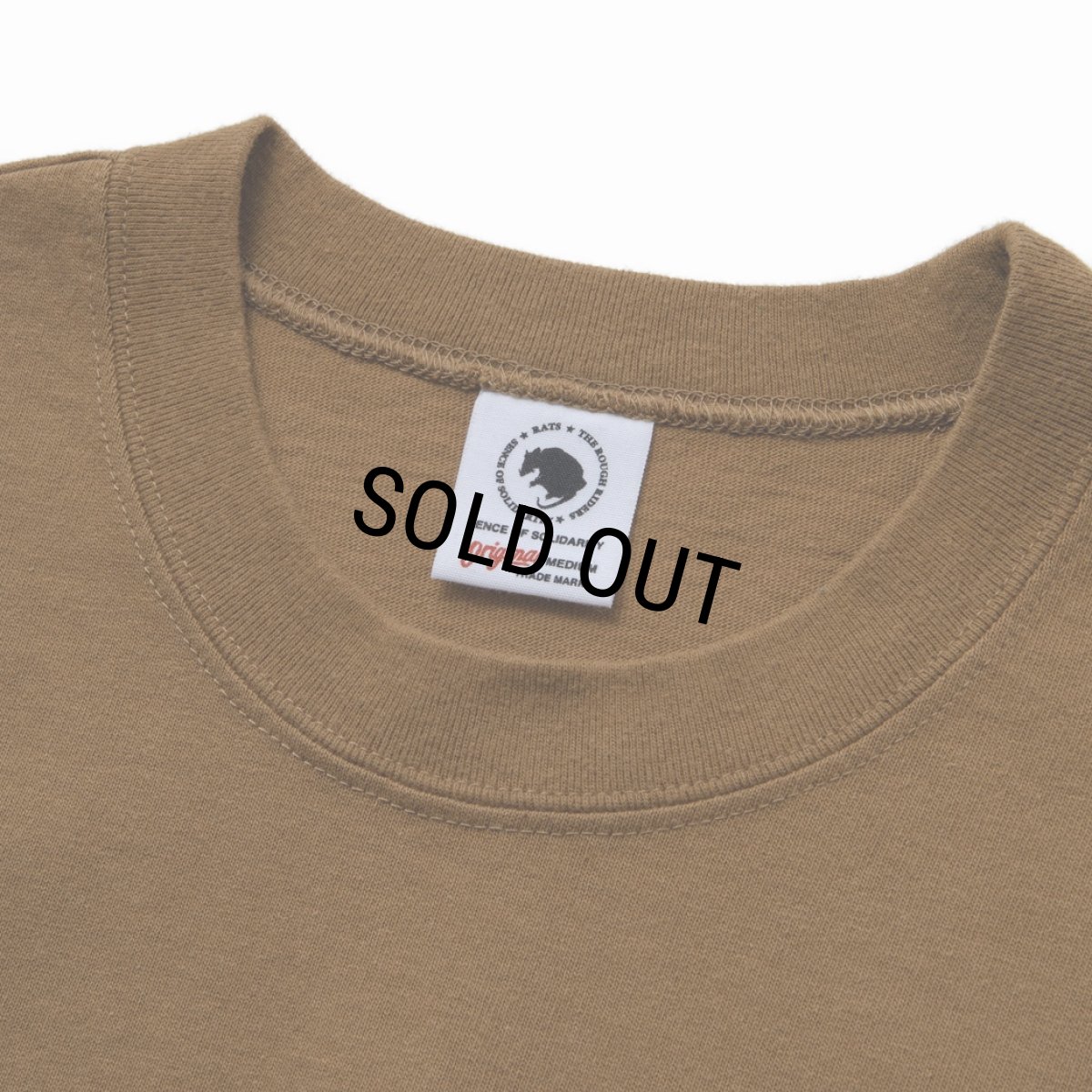 画像3: 【50%OFF】RATS/CIRCLE MGM LS TEE（BROWN）［プリント長袖T-23秋冬］ (3)