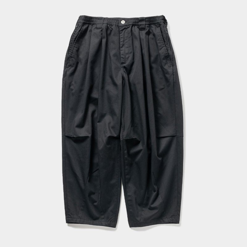 画像1: TIGHTBOOTH/HERRINGBONE BALLOON PANTS II（Black） 【20%OFF】［ヘリンボーンバルーンパンツ-23秋冬］