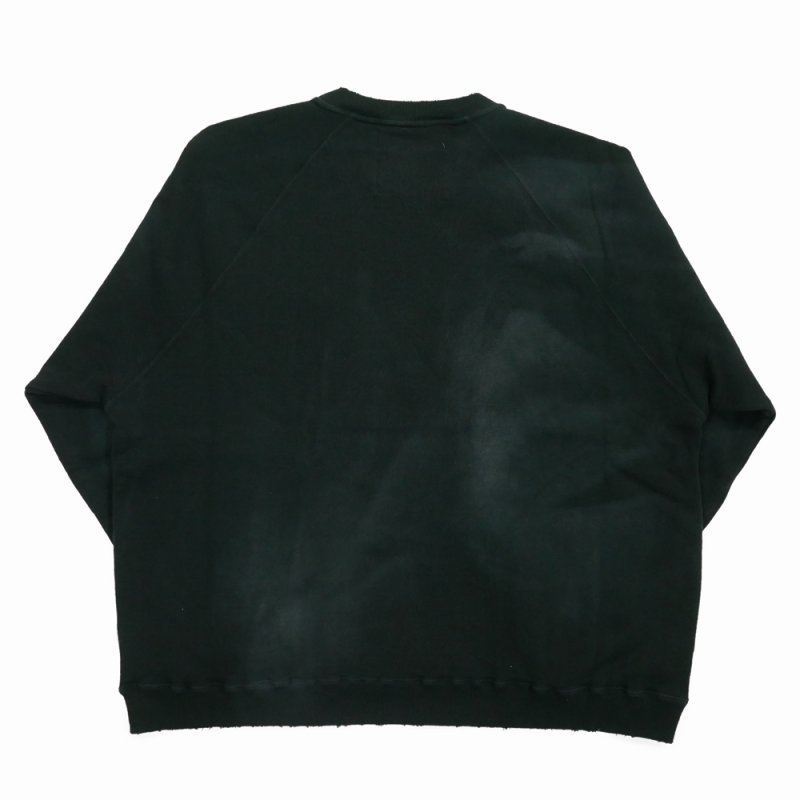 画像2: DAIRIKU/"Water-repellent" Vintage Wash Sweater（Mud Black）［クルーネックスウェット-23秋冬］