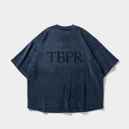 他の写真2: TIGHTBOOTH/STRAIGHT UP VELOUR T-SHIRT（Navy） 【20%OFF】［ベロアT-23秋冬］