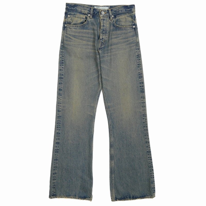 画像1: DAIRIKU/"Flare" Denim Pants（Indigo）［"フレア"デニムパンツ-24春夏］