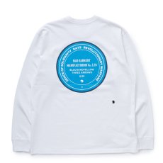 画像1: RATS/CIRCLE MGM LS TEE（WHITE） 【30%OFF】［プリント長袖T-23秋冬］ (1)