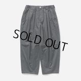 TIGHTBOOTH/HERRINGBONE BALLOON PANTS II（Black） 【20%OFF】［ヘリンボーンバルーンパンツ-23秋冬］