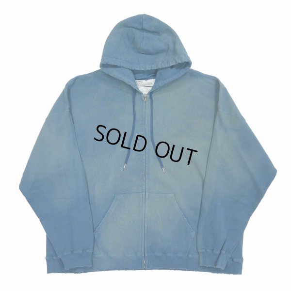 画像1: DAIRIKU/"Water-repellent" Vintage Wash Hoodie（Youth Blue） 【30%OFF】［ジップアップフーディー-23秋冬］