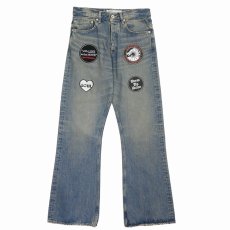 画像1: DAIRIKU/"Northern Soul" Flare Denim Pants（Mud Indigo） 【40%OFF】［"ノーザンソウル"フレアデニムパンツ-23秋冬］ (1)