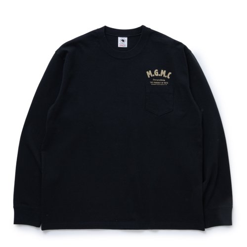 他の写真1: RATS/MGMC POCKET LS TEE（BLACK/GOLD）［プリント長袖ポケT-23秋冬］