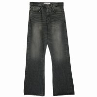 DAIRIKU/"Flare" Denim Pants（Mud Black）［"フレア"デニムパンツ-23秋冬］