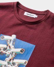 画像2: TIGHTBOOTH/SECURITY LEVEL ∞ T-SHIRT（Wine） 【30%OFF】［プリントT-23秋冬］ (2)