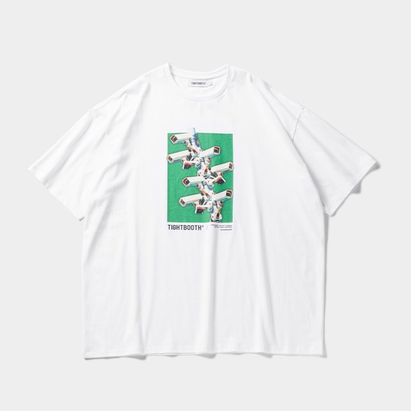 画像1: TIGHTBOOTH/SECURITY LEVEL ∞ T-SHIRT（White） 【30%OFF】［プリントT-23秋冬］