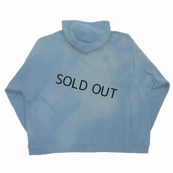 画像2: DAIRIKU/"Water-repellent" Vintage Wash Hoodie（Youth Blue） 【30%OFF】［ジップアップフーディー-23秋冬］