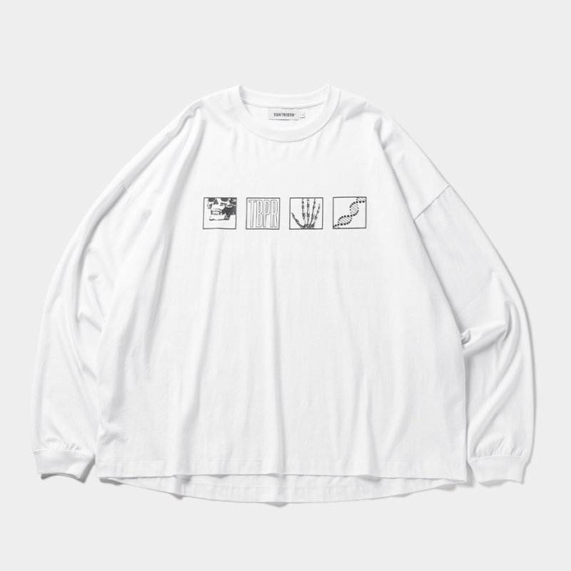 画像1: TIGHTBOOTH/EVOLUTION L/S T-SHIRT（White）［プリント長袖T-23秋冬］