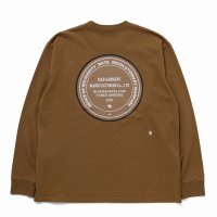 【30%OFF】RATS/CIRCLE MGM LS TEE（BROWN）［プリント長袖T-23秋冬］