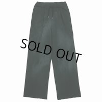 DAIRIKU/"Water-repellent" Vintage Wash Wide Sweat Pants（Mud Black）［ワイドスウェットパンツ-23秋冬］