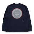 画像1: 【30%OFF】RATS/CIRCLE MGM LS TEE（CHACOAL）［プリント長袖T-23秋冬］ (1)