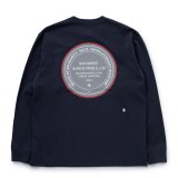 RATS/CIRCLE MGM LS TEE（CHACOAL）［プリント長袖T-23秋冬］