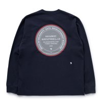 【30%OFF】RATS/CIRCLE MGM LS TEE（CHACOAL）［プリント長袖T-23秋冬］