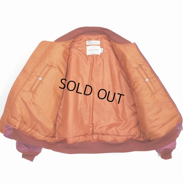 画像4: DAIRIKU/"Terri" Tiedye Flight Jacket（Dark Pink） 【40%OFF】［タイダイフライトJKT-23秋冬］