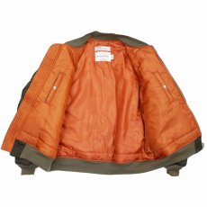画像4: 【40%OFF】DAIRIKU/"Terri" Tiedye Flight Jacket（Khaki）［タイダイフライトJKT-23秋冬］ (4)