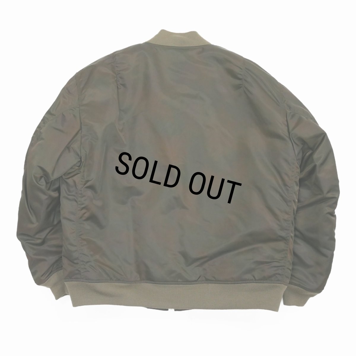 画像2: 【40%OFF】DAIRIKU/"Terri" Tiedye Flight Jacket（Khaki）［タイダイフライトJKT-23秋冬］ (2)