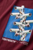 画像3: TIGHTBOOTH/SECURITY LEVEL ∞ T-SHIRT（Wine） 【30%OFF】［プリントT-23秋冬］ (3)