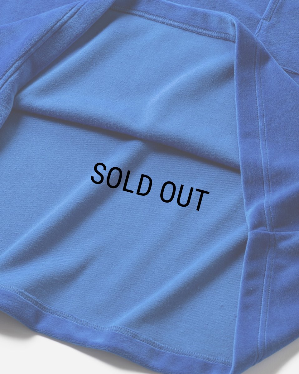 画像6: TIGHTBOOTH/STRAIGHT UP VELOUR T-SHIRT（Blue）［ベロアT-23秋冬］ (6)