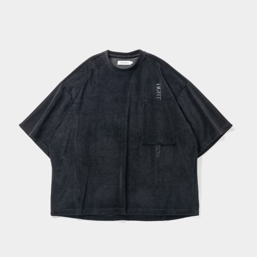 他の写真1: TIGHTBOOTH/STRAIGHT UP VELOUR T-SHIRT（Black） 【20%OFF】［ベロアT-23秋冬］