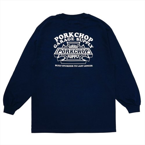 他の写真2: PORKCHOP/WILD PORK L/S TEE（NAVY）［プリント長袖T-23秋冬］