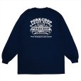 画像2: PORKCHOP/WILD PORK L/S TEE（NAVY）［プリント長袖T-23秋冬］ (2)