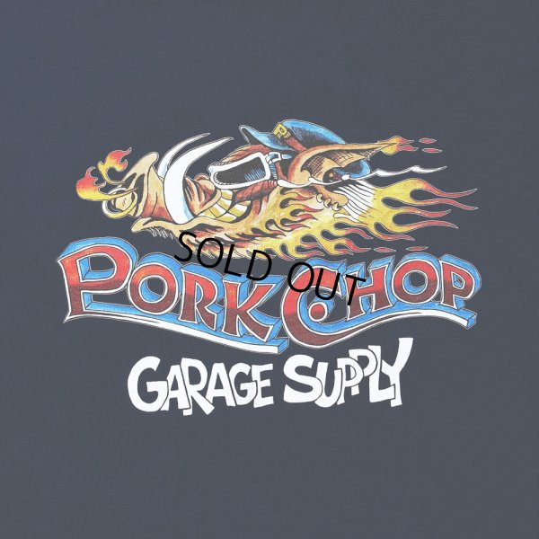 画像3: PORKCHOP/WILD PORK L/S TEE（NAVY）［プリント長袖T-23秋冬］