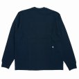 画像2: 【30%OFF】RATS/MGMC POCKET LS TEE（NAVY）［プリント長袖ポケT-23秋冬］ (2)