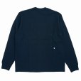 画像2: RATS/MGMC POCKET LS TEE（NAVY）［プリント長袖ポケT-23秋冬］ (2)