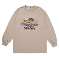 PORKCHOP/WILD PORK L/S TEE（SAND）［プリント長袖T-23秋冬］