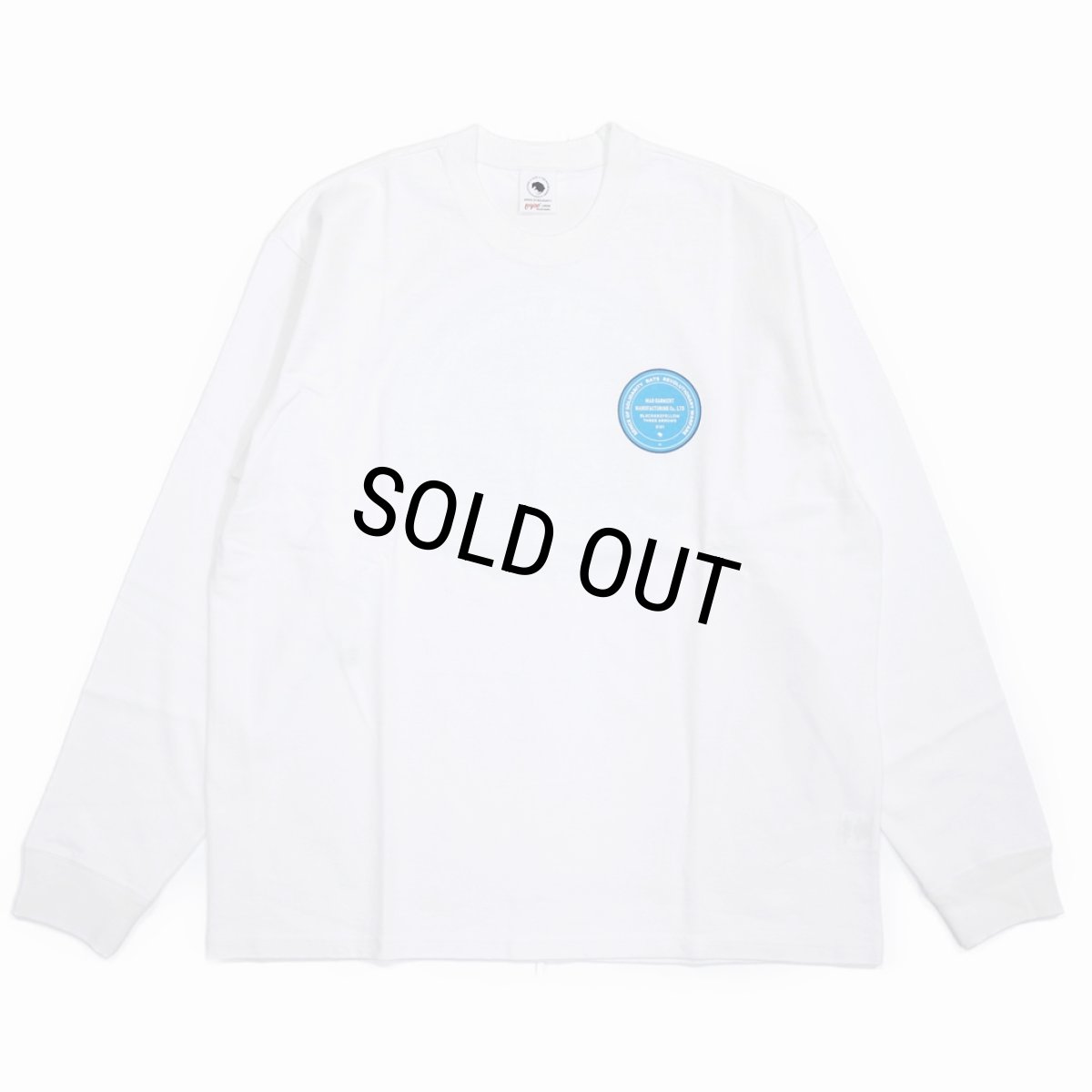 画像2: RATS/CIRCLE MGM LS TEE（WHITE） 【30%OFF】［プリント長袖T-23秋冬］ (2)