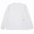 画像2: RATS/MGMC POCKET LS TEE（WHITE）［プリント長袖ポケT-23秋冬］ (2)