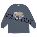 PORKCHOP/WILD PORK L/S TEE（NAVY）［プリント長袖T-23秋冬］