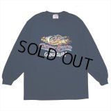 PORKCHOP/WILD PORK L/S TEE（NAVY）［プリント長袖T-23秋冬］