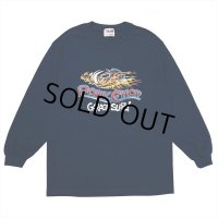 PORKCHOP/WILD PORK L/S TEE（NAVY）［プリント長袖T-23秋冬］