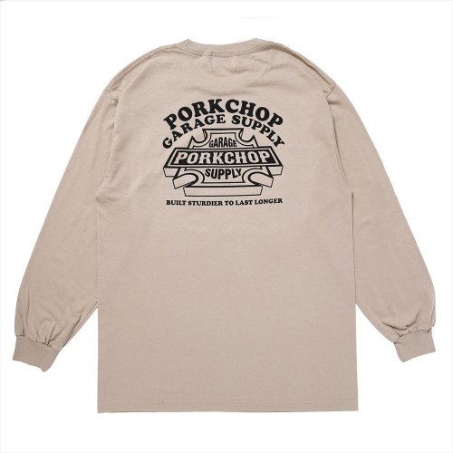 他の写真2: PORKCHOP/WILD PORK L/S TEE（SAND）［プリント長袖T-23秋冬］