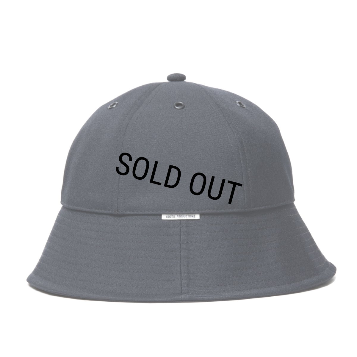 画像2: COOTIE PRODUCTIONS/Polyester Twill Ball Hat（Black）［ポリエステルツイルボールハット-23秋冬］ (2)